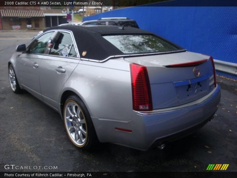 Light Platinum / Ebony 2008 Cadillac CTS 4 AWD Sedan