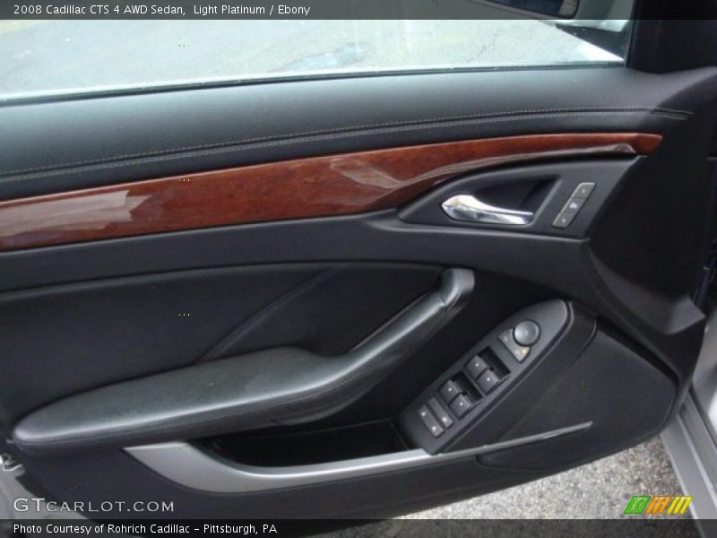 Light Platinum / Ebony 2008 Cadillac CTS 4 AWD Sedan