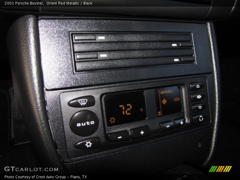 Controls of 2001 Boxster 