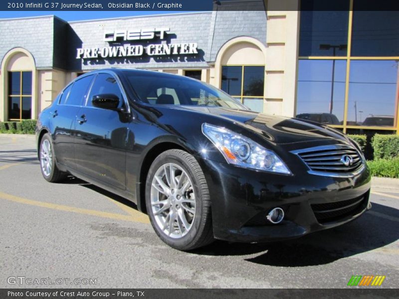 Obsidian Black / Graphite 2010 Infiniti G 37 Journey Sedan