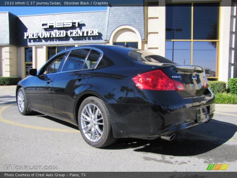 Obsidian Black / Graphite 2010 Infiniti G 37 Journey Sedan
