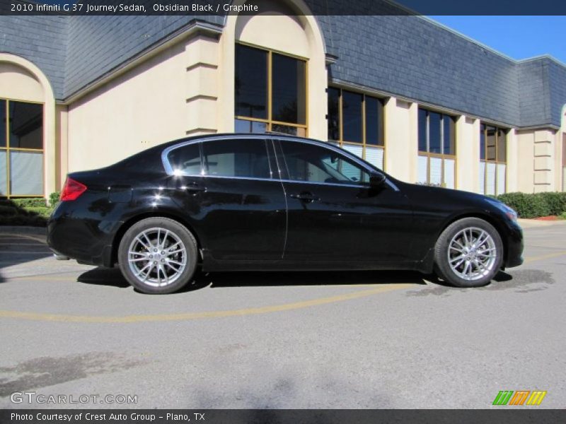 Obsidian Black / Graphite 2010 Infiniti G 37 Journey Sedan