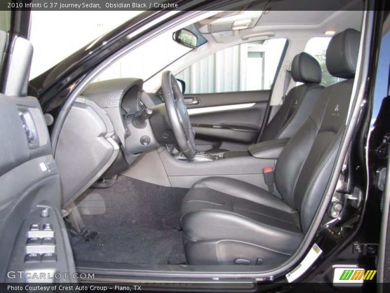  2010 G 37 Journey Sedan Graphite Interior