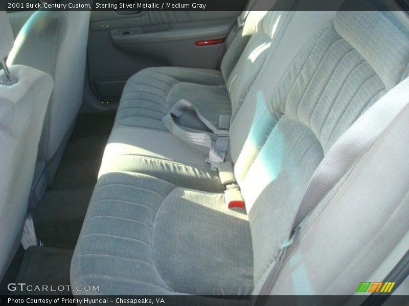Sterling Silver Metallic / Medium Gray 2001 Buick Century Custom