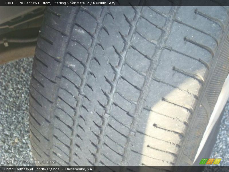 Sterling Silver Metallic / Medium Gray 2001 Buick Century Custom