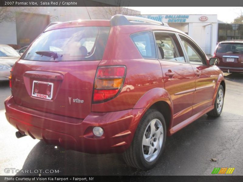 Salsa Red / Graphite 2007 Pontiac Vibe