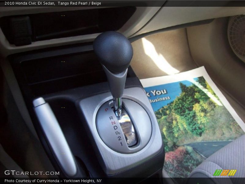  2010 Civic EX Sedan 5 Speed Automatic Shifter