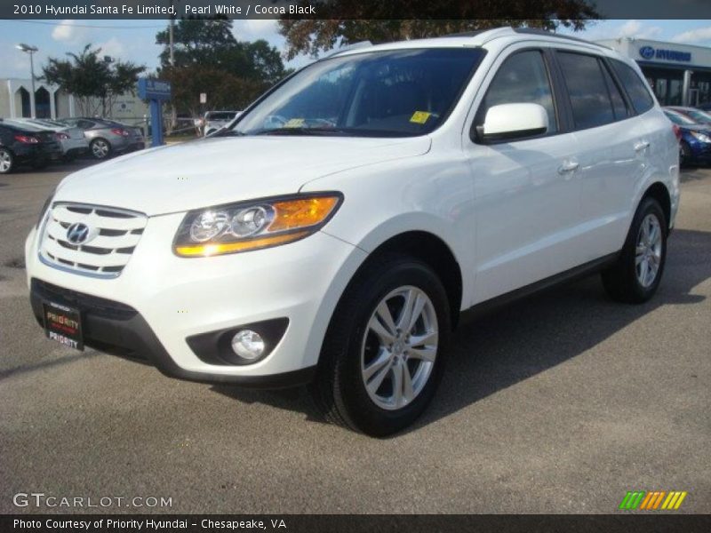 Front 3/4 View of 2010 Santa Fe Limited