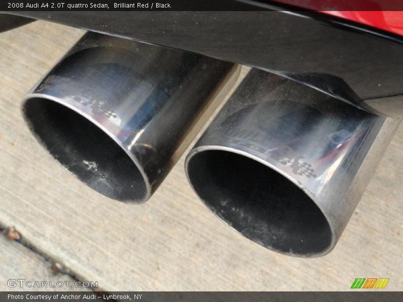 Brilliant Red / Black 2008 Audi A4 2.0T quattro Sedan