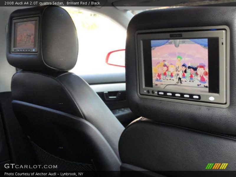 Brilliant Red / Black 2008 Audi A4 2.0T quattro Sedan