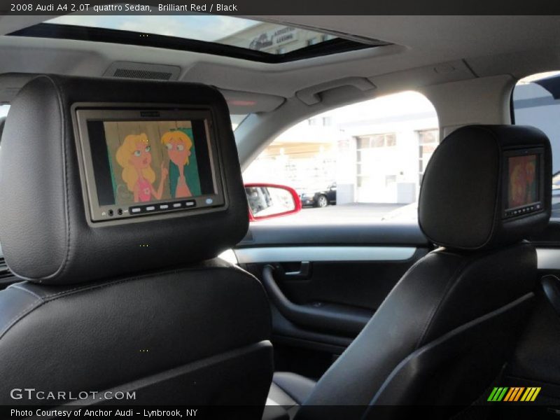 Brilliant Red / Black 2008 Audi A4 2.0T quattro Sedan