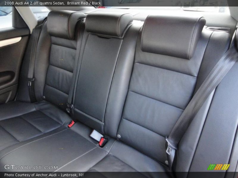  2008 A4 2.0T quattro Sedan Black Interior