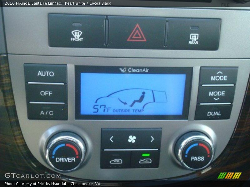 Controls of 2010 Santa Fe Limited