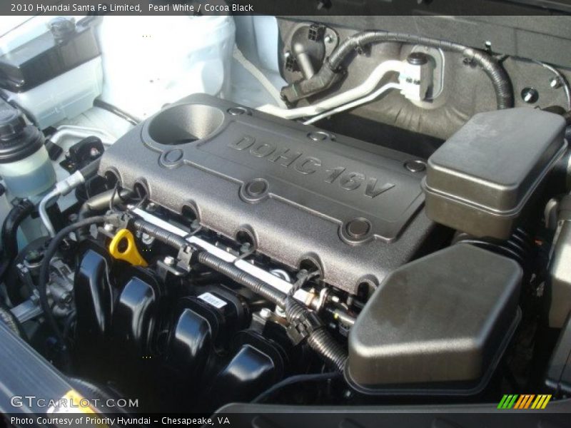  2010 Santa Fe Limited Engine - 2.4 Liter DOHC 16-Valve VVT 4 Cylinder