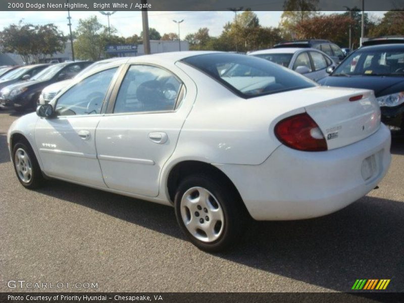 Bright White / Agate 2000 Dodge Neon Highline