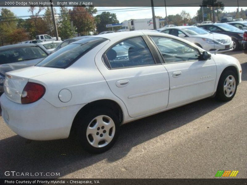 Bright White / Agate 2000 Dodge Neon Highline