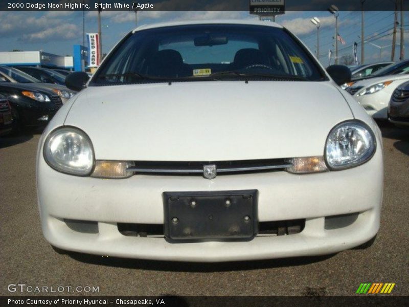 Bright White / Agate 2000 Dodge Neon Highline