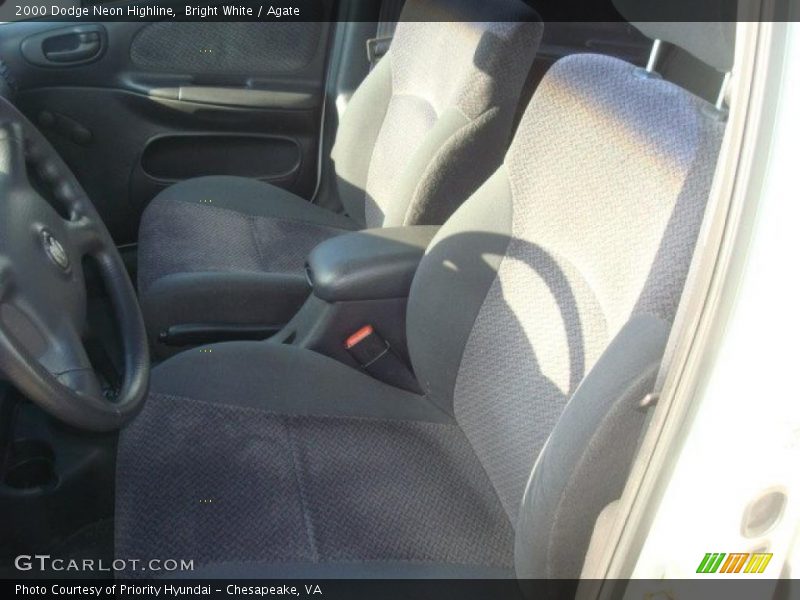 Bright White / Agate 2000 Dodge Neon Highline