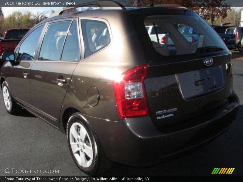Java Brown / Beige 2010 Kia Rondo LX
