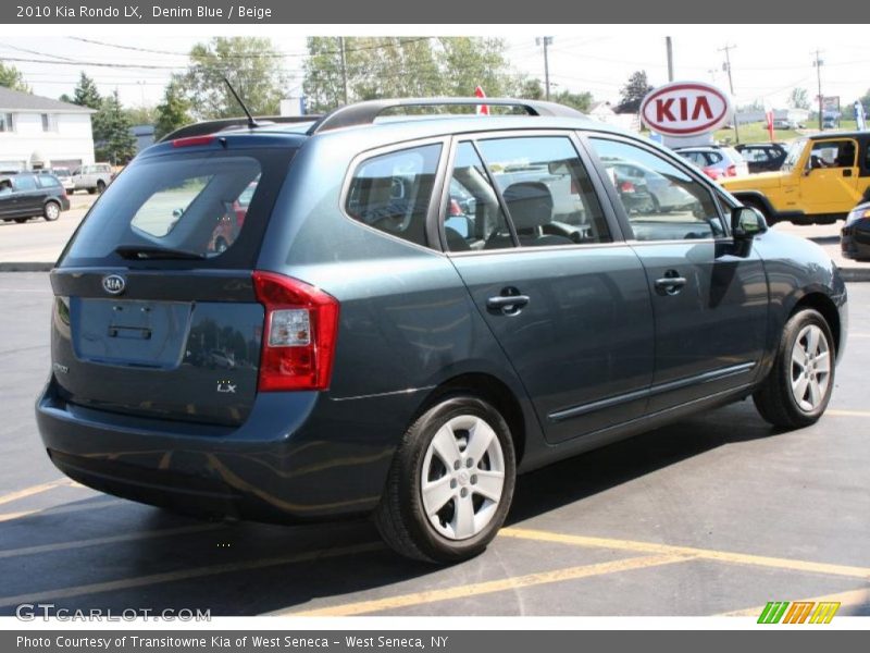 Denim Blue / Beige 2010 Kia Rondo LX
