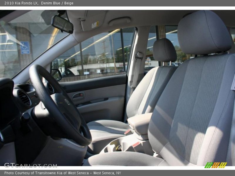 Denim Blue / Beige 2010 Kia Rondo LX
