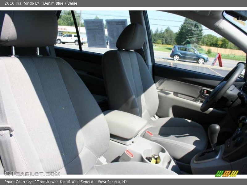 Denim Blue / Beige 2010 Kia Rondo LX