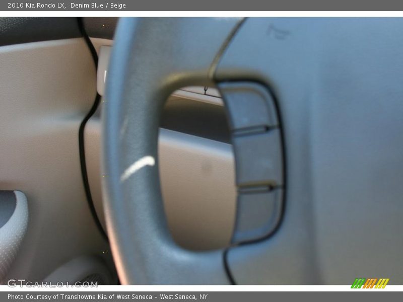 Denim Blue / Beige 2010 Kia Rondo LX