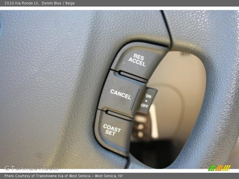 Denim Blue / Beige 2010 Kia Rondo LX