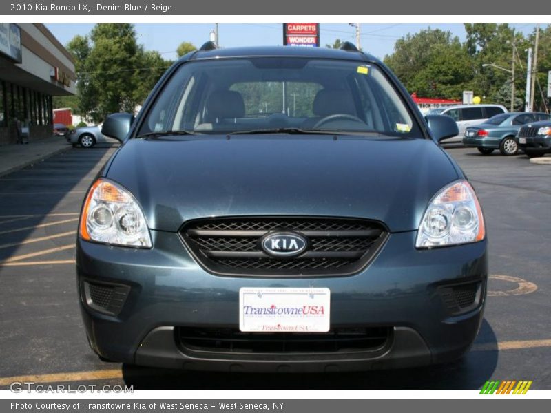 Denim Blue / Beige 2010 Kia Rondo LX