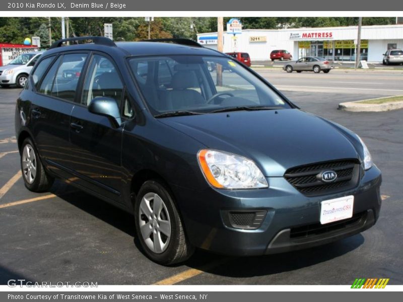 Denim Blue / Beige 2010 Kia Rondo LX