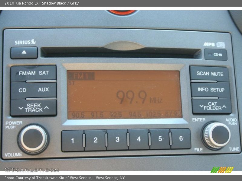 Shadow Black / Gray 2010 Kia Rondo LX