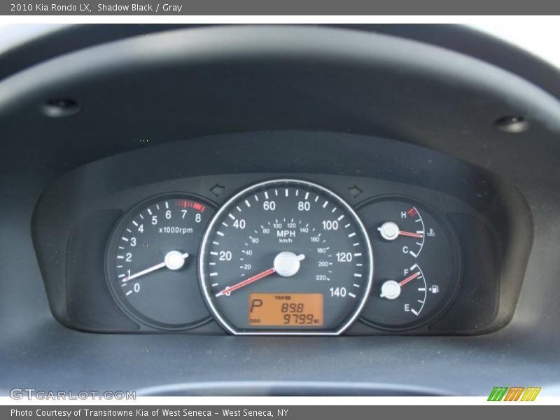 Shadow Black / Gray 2010 Kia Rondo LX