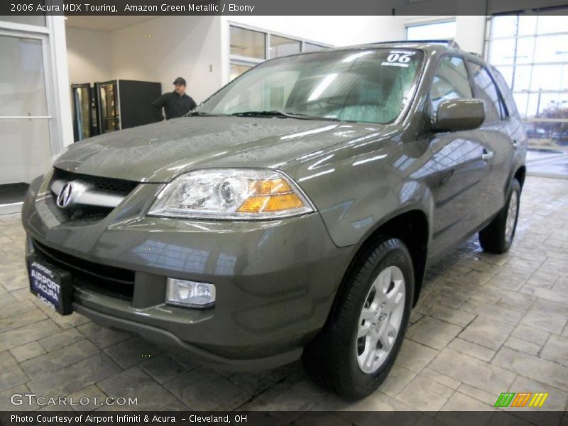Amazon Green Metallic / Ebony 2006 Acura MDX Touring