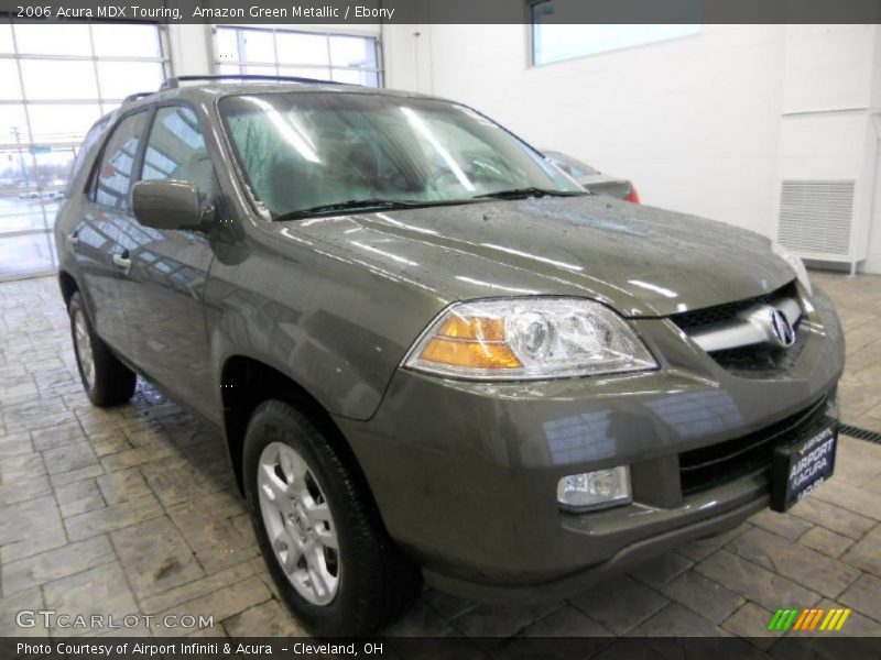 Amazon Green Metallic / Ebony 2006 Acura MDX Touring