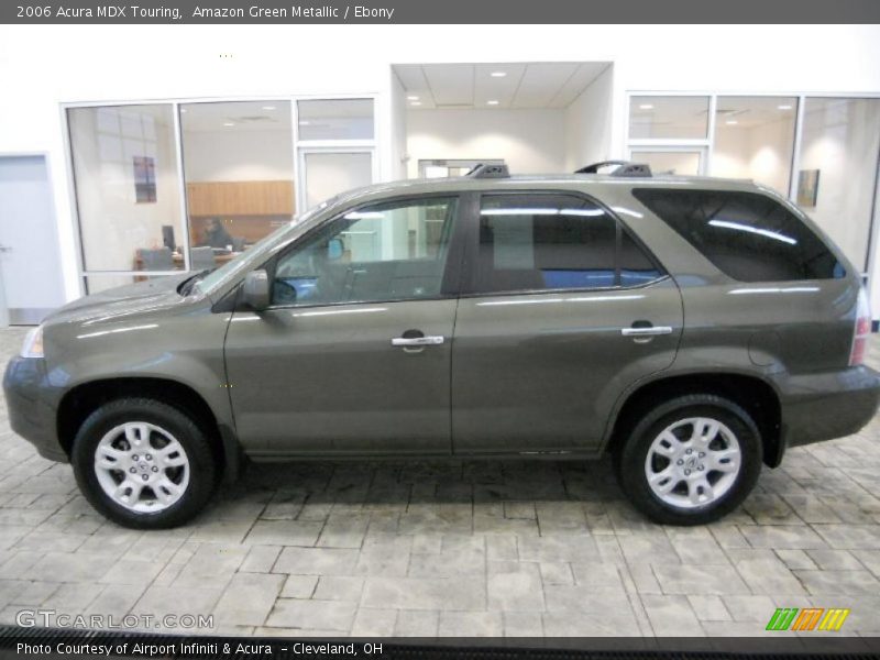 Amazon Green Metallic / Ebony 2006 Acura MDX Touring