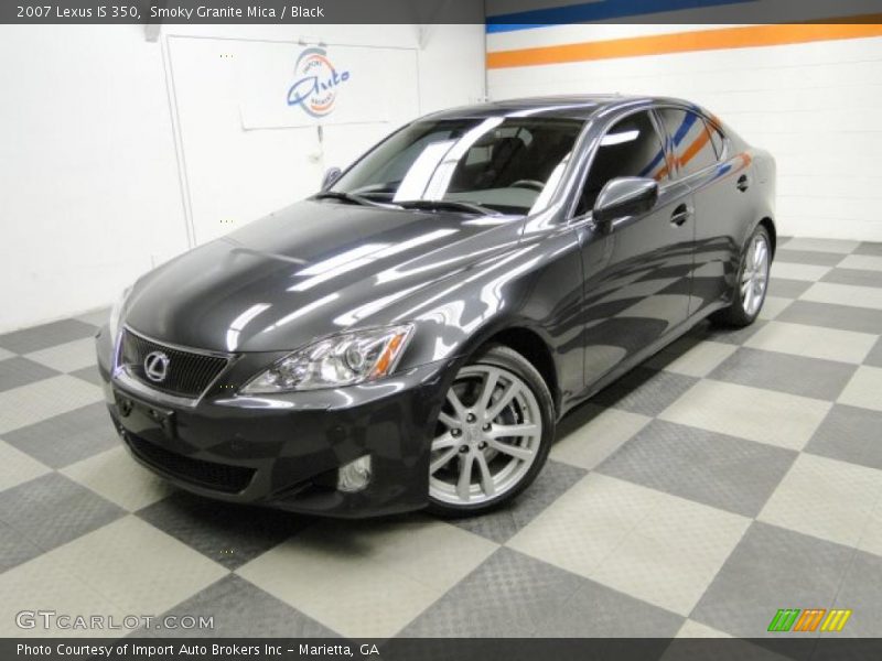 Smoky Granite Mica / Black 2007 Lexus IS 350
