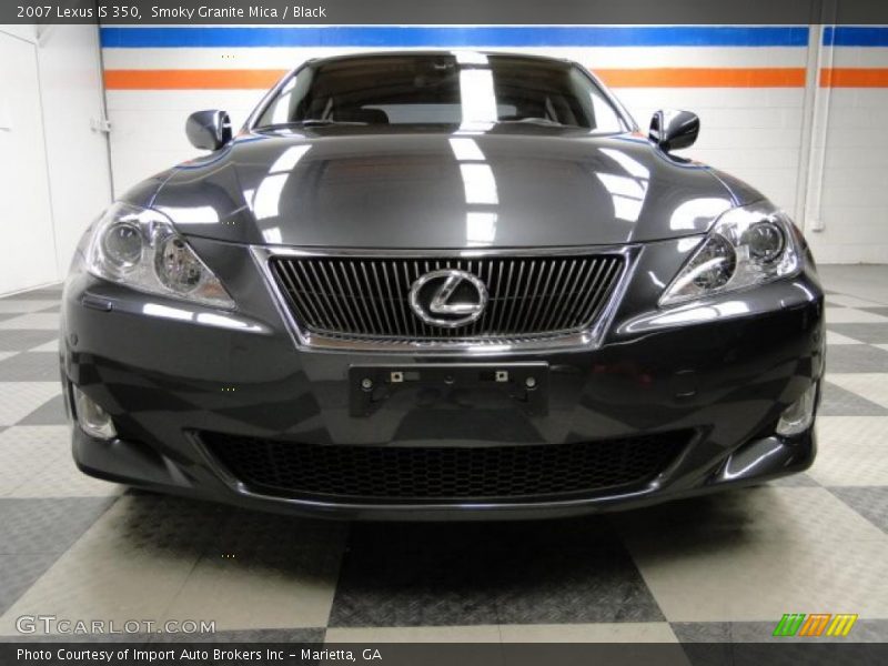 Smoky Granite Mica / Black 2007 Lexus IS 350