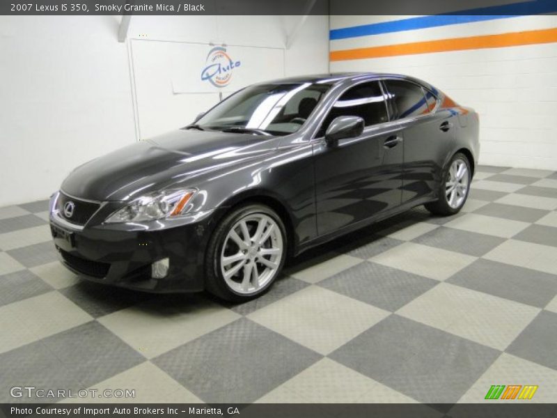 Smoky Granite Mica / Black 2007 Lexus IS 350