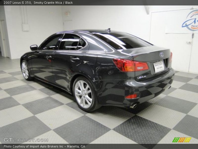 Smoky Granite Mica / Black 2007 Lexus IS 350