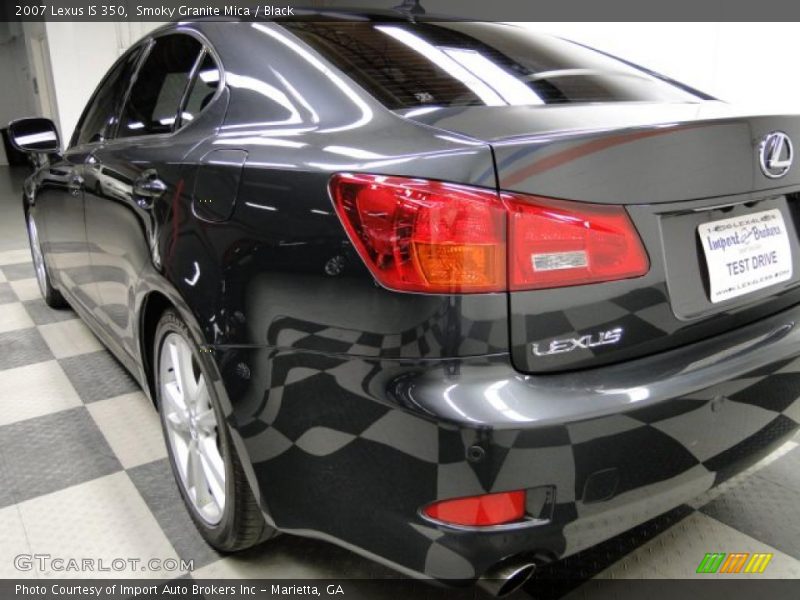 Smoky Granite Mica / Black 2007 Lexus IS 350
