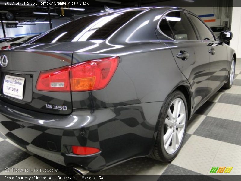 Smoky Granite Mica / Black 2007 Lexus IS 350