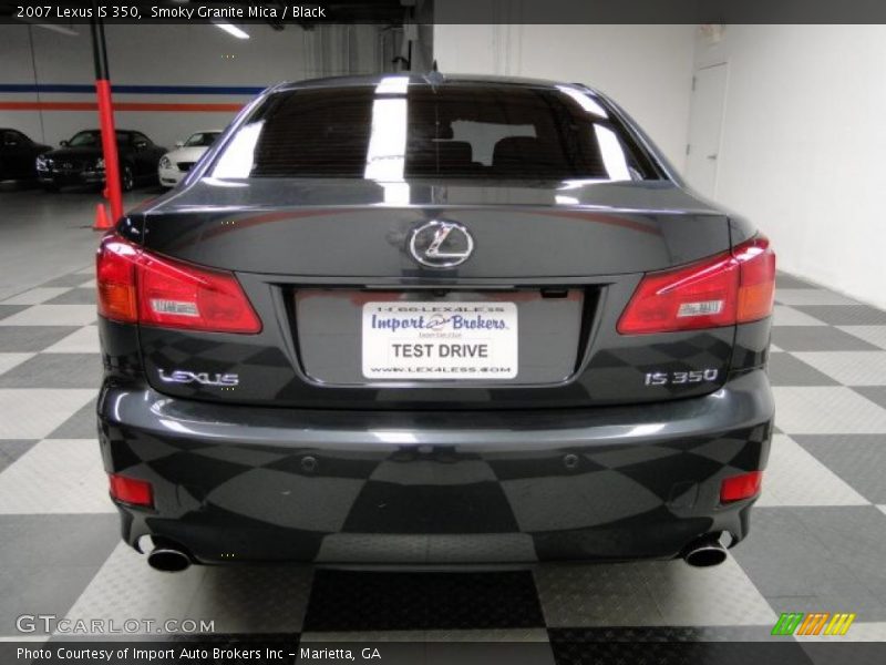 Smoky Granite Mica / Black 2007 Lexus IS 350
