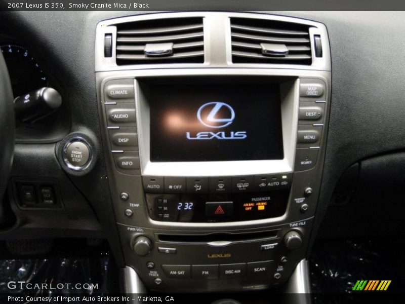 Smoky Granite Mica / Black 2007 Lexus IS 350