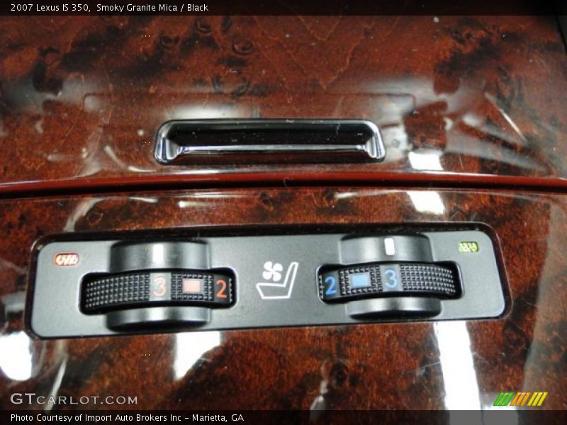 Smoky Granite Mica / Black 2007 Lexus IS 350