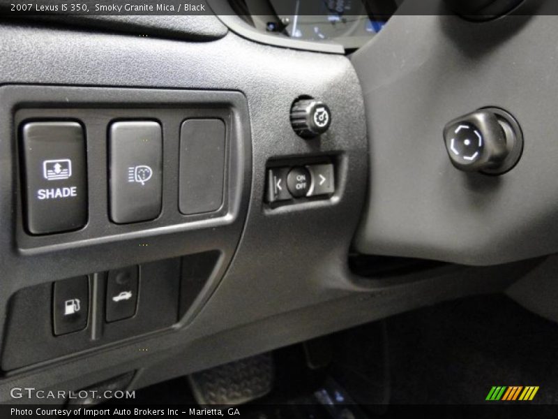 Smoky Granite Mica / Black 2007 Lexus IS 350