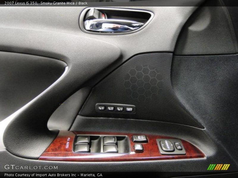 Smoky Granite Mica / Black 2007 Lexus IS 350