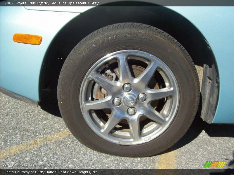 Aqua Ice Opalescent / Gray 2002 Toyota Prius Hybrid