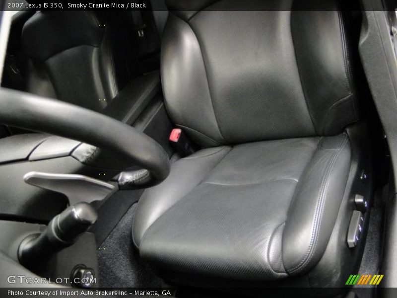Smoky Granite Mica / Black 2007 Lexus IS 350