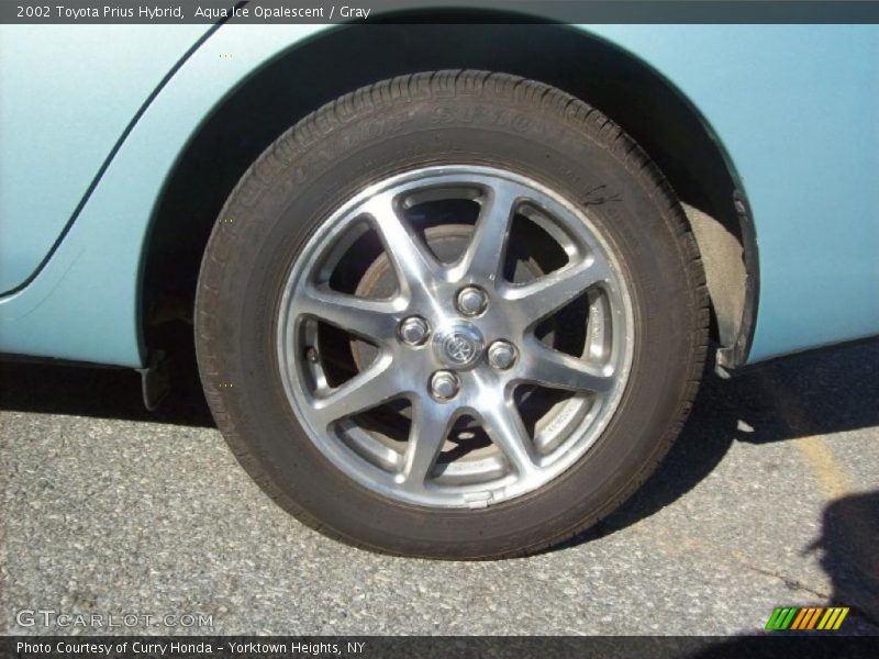 Aqua Ice Opalescent / Gray 2002 Toyota Prius Hybrid