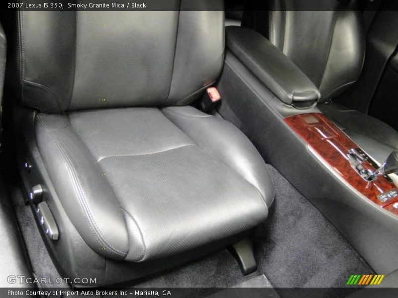 Smoky Granite Mica / Black 2007 Lexus IS 350